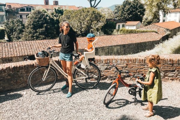 Fahrradtour in Lucca mit Kindern