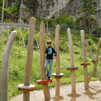 Galitzenklamm Abenteuerspielplatz für Kinder in den Bergen - Ausflugsziel in Osttirol mit Kindern