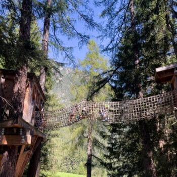 Baumhausweg im Stubaital mit Kindern - Wandern in Tirol mit Kindern - Schlick 2000 im Sommer - Bergurlaub im Sommer