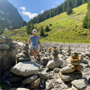 WildeWasserWeg-Kinderwagen Wanderung Tirol - Wandern mit Kindern Stubaital - Familienwanderung Tirol